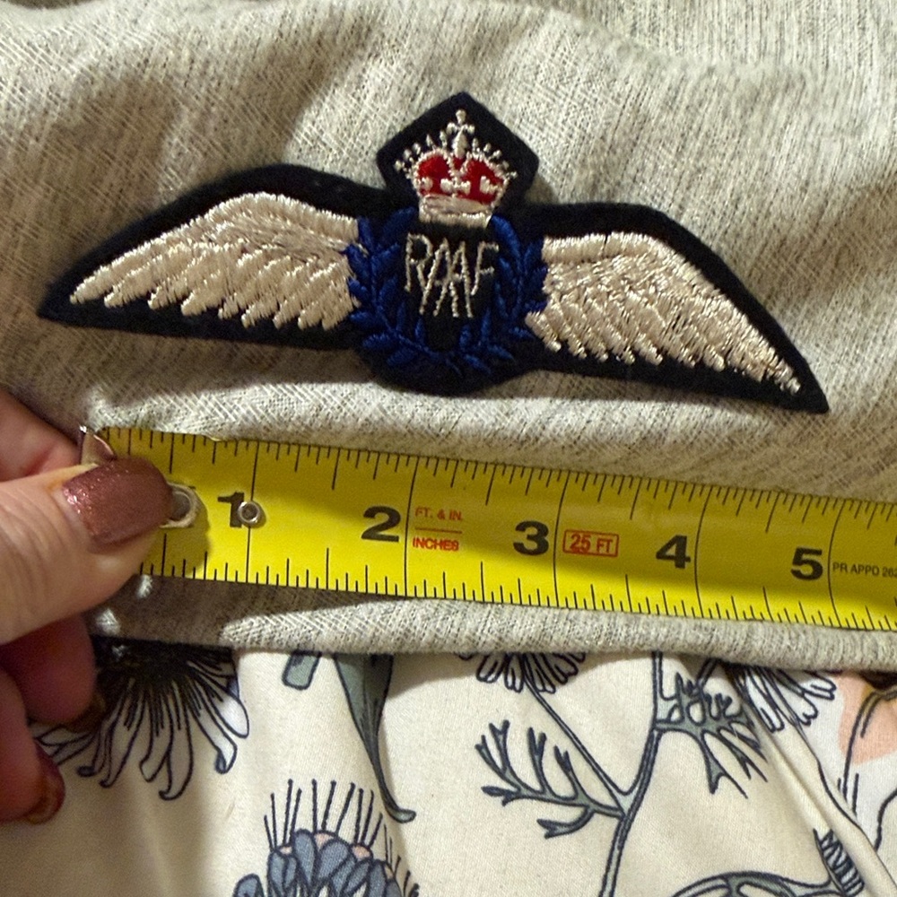 Raaf Embroidered Pilot Wing Patch - image 3